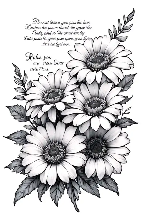 Flowers With Bible Verse