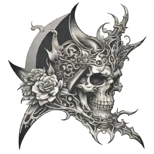 A Frame With A Low Light In Total Darkness