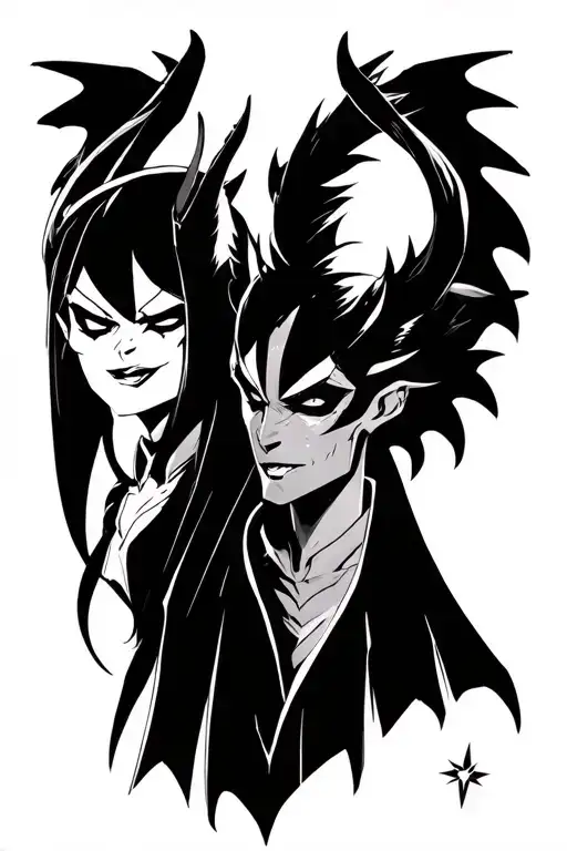 Lucifer Morning Star And Charlie From Hazbin Hotel