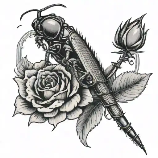 Cricket Body Made Of Roses