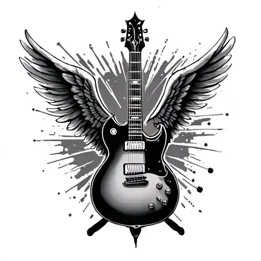 Guitar With Wings