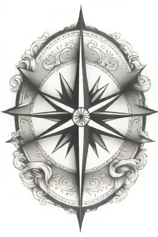 Compass Rose Surrounded