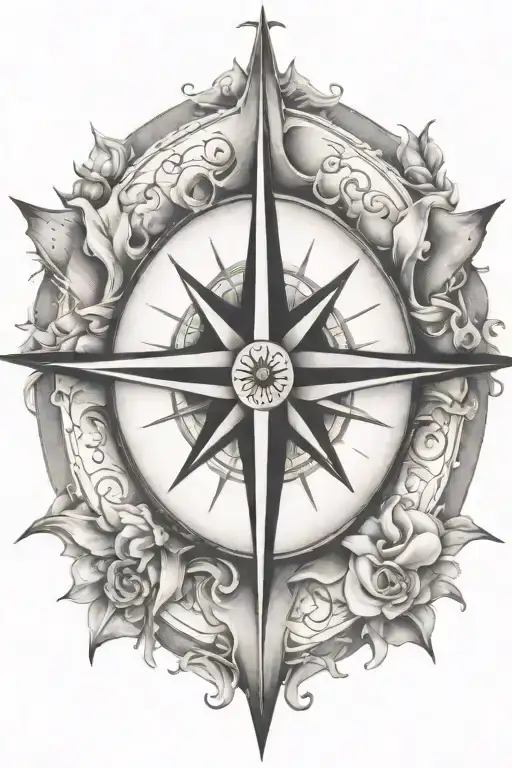 Compass Rose Surrounded