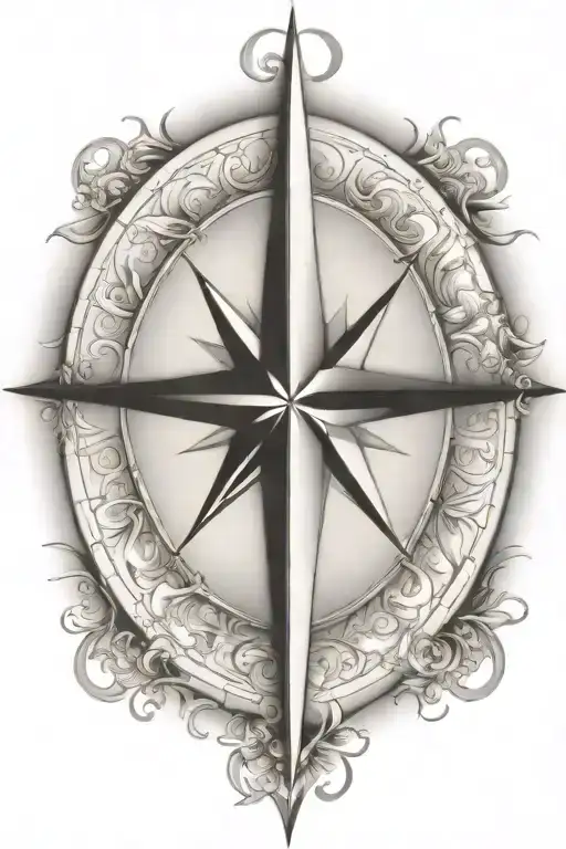 Compass Rose Surrounded
