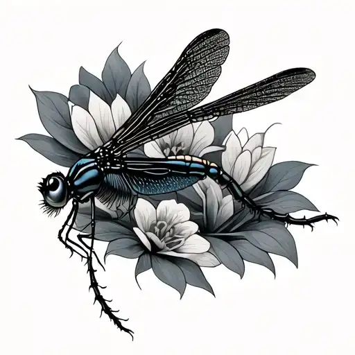 Sholder Pad Catching A Dragonfly