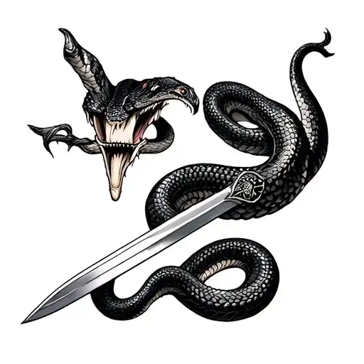 Snake And Sword