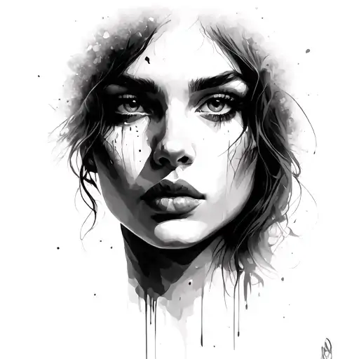 Dark Side Women's Face