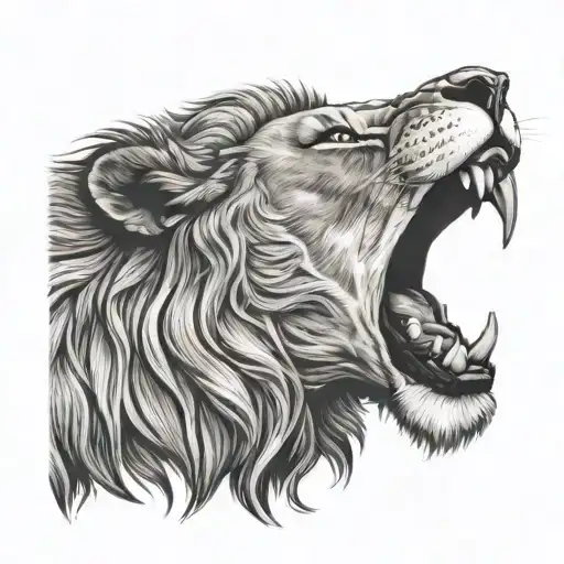 Lion Roaring