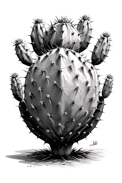 Prickly Pear Cactus Connected