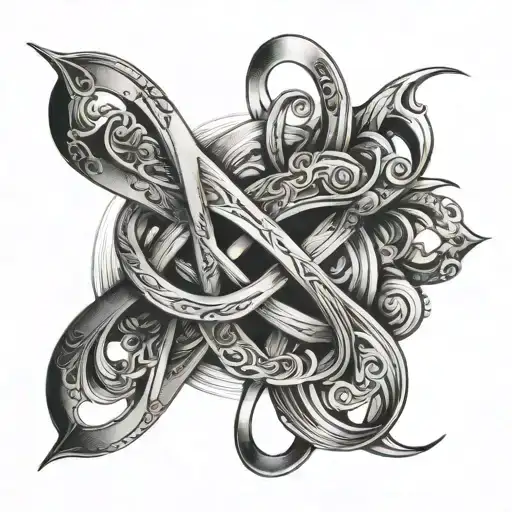 Infinity Symbol Intertwined