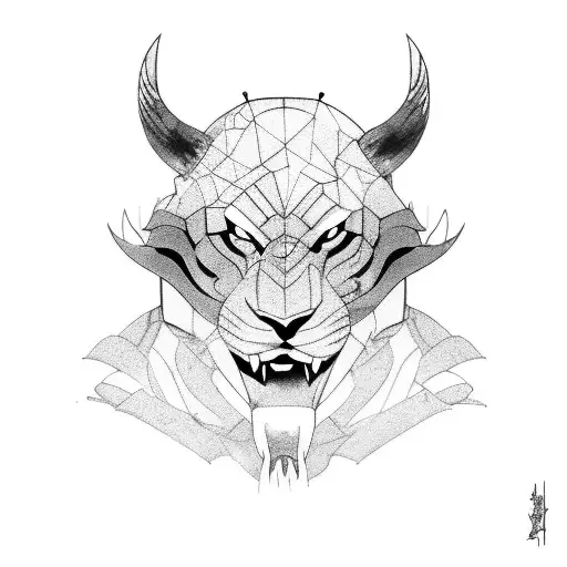 Fighter And A Leo In A Cage