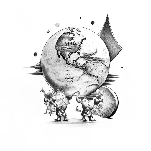 Female Atlas Strong World