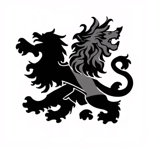 Scottish Rampant Lion