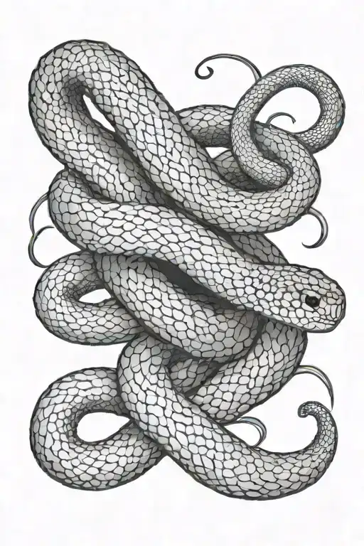 Black Snake Wrapping Around Arm