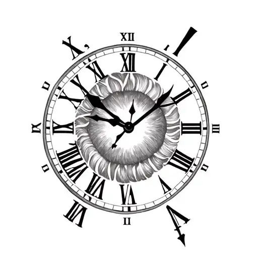 Early Miscarriage Tattoos With Clock