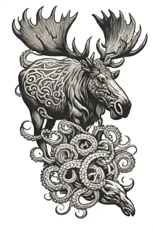Moose And Octopus