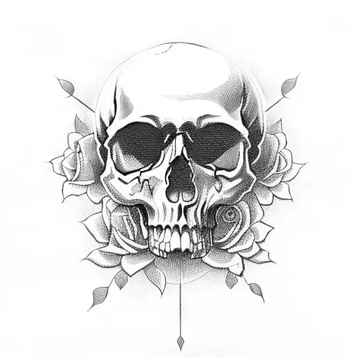 Skull And Roses