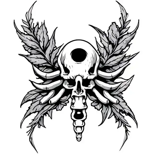 Cancer Line Tattoo Design