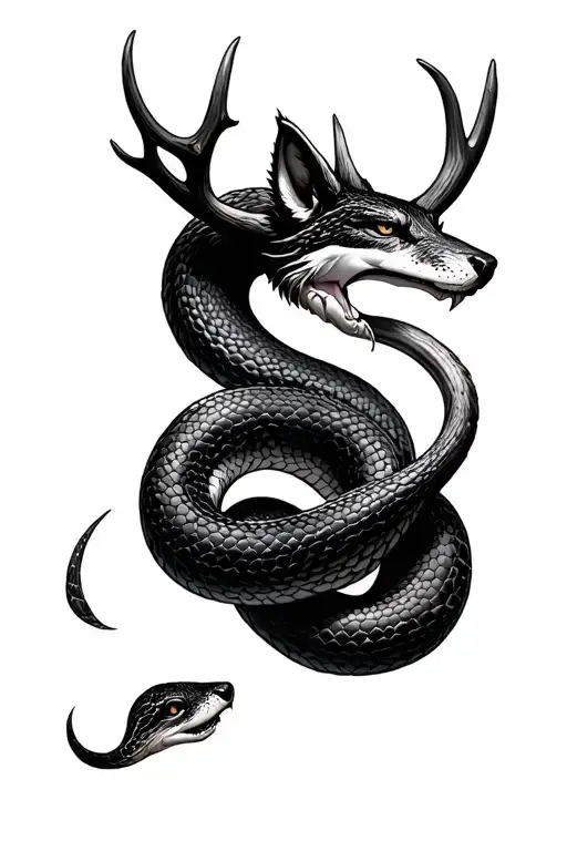 Antler Wolf Snake