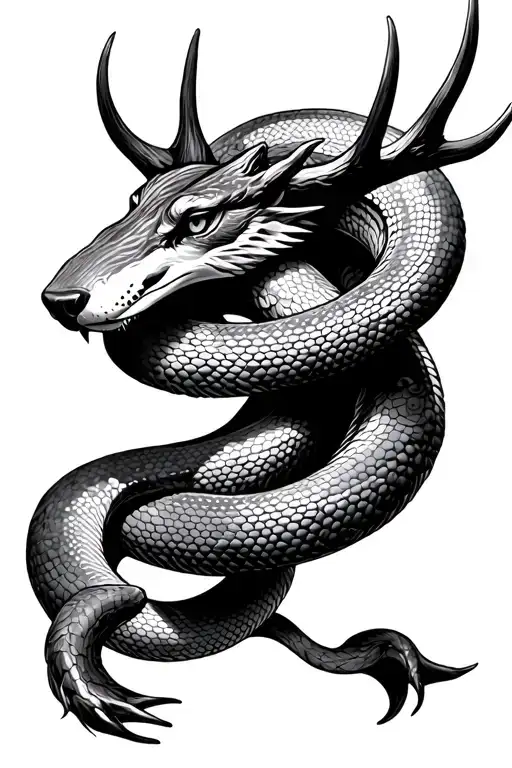 Antler Wolf Snake