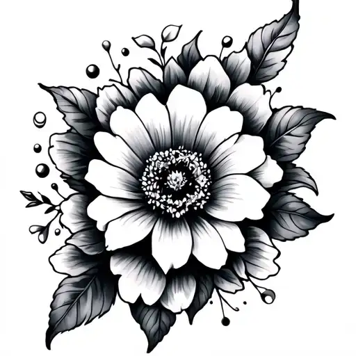 Music Flowers Theatre Inspired Tattoo