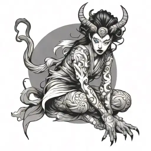 Japanese Demon Lady