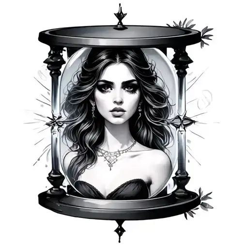 Women Trapped In A Hourglass