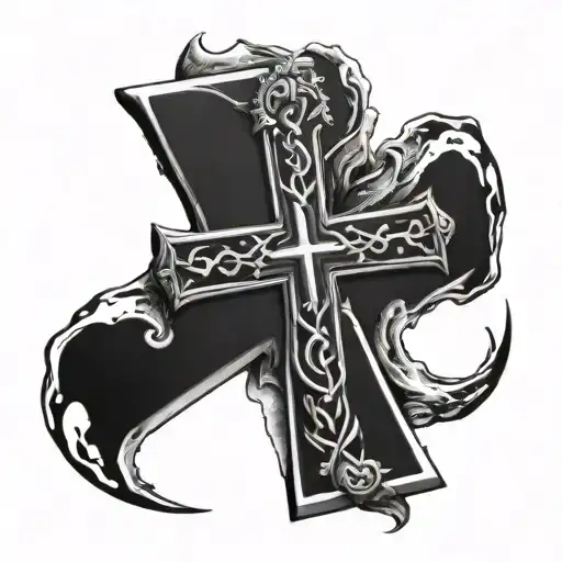 February 12 1969 In Roman Numerals With A Cross