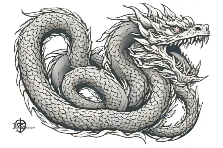 Dragon Coiled