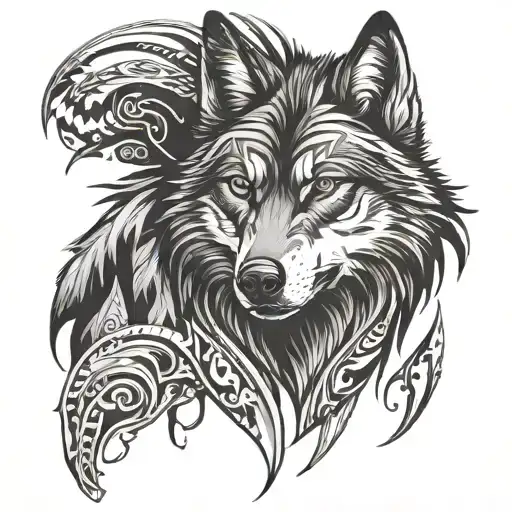 Curse Of The Tribal Black Wolf