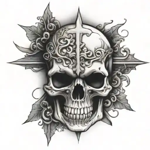 Cross Skull