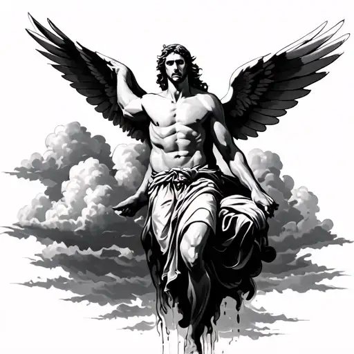 Icarus Falling From The Sky Layback