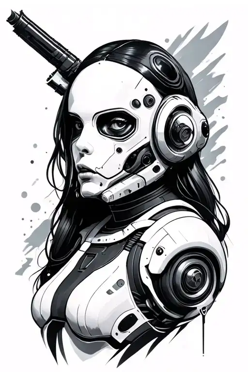 Sci-fi Black And Grey