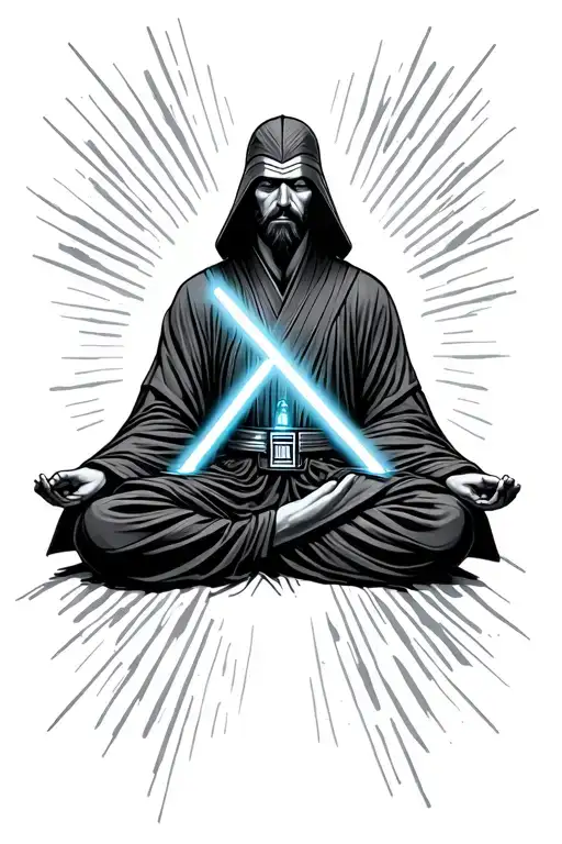 Star Wars Jedi Meditating Figure