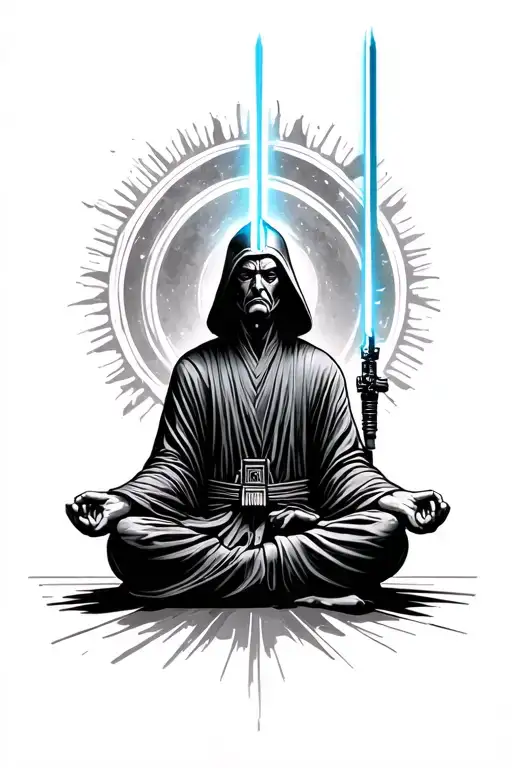 Star Wars Jedi Meditating Figure