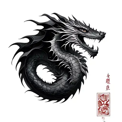 Dragon Turning Into Tree