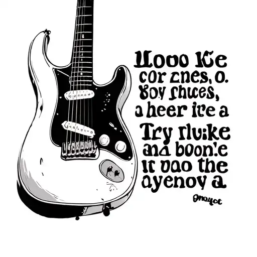Music Lyrics With Guitar