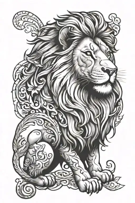 Lion Tatto Idea