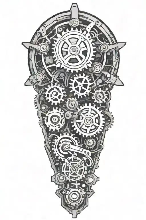 Cycling Gears Incorporated Into The Design