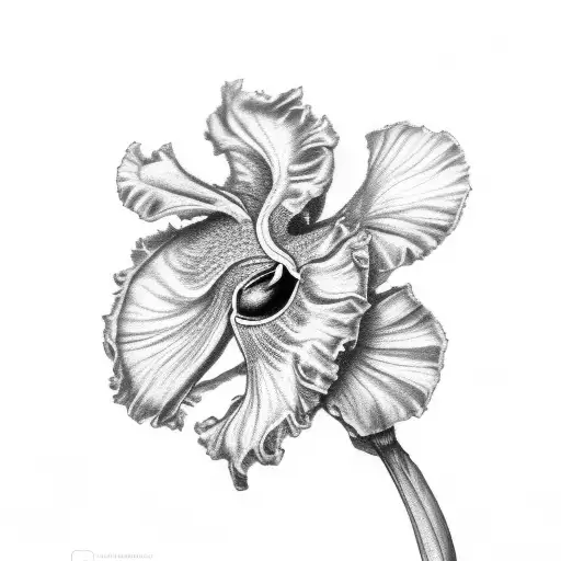 Sun With Photorealistic Iris In The Middle