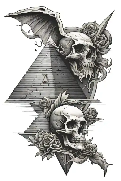 Skull Pyramid Moon