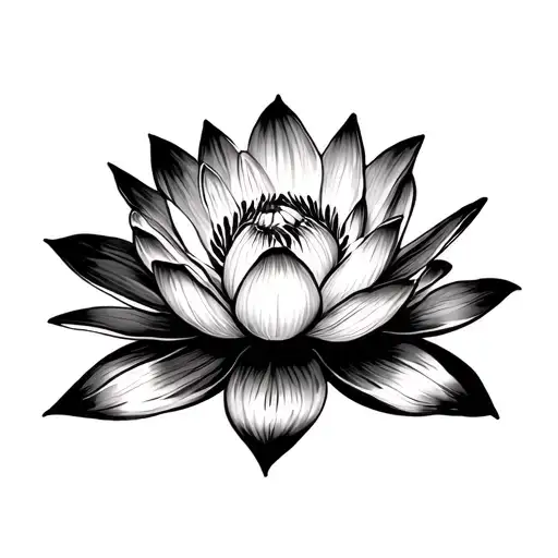 Nine Petal Black Lotus Flower