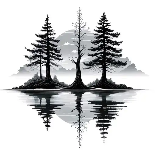 Tree Water Nature With Significant Of Life