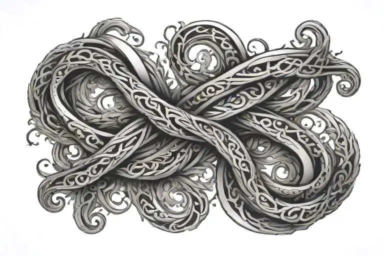 Infinity Symbol Intertwined