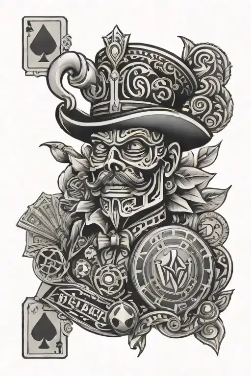 Chicano Style Gambling Themed