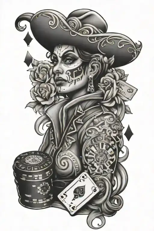 Chicano Style Gambling Themed