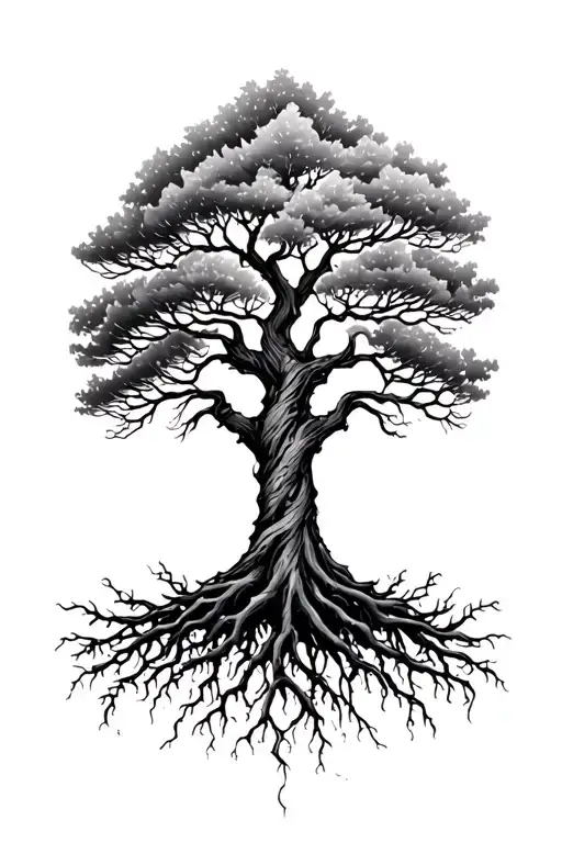 Tree Of Life With Roots