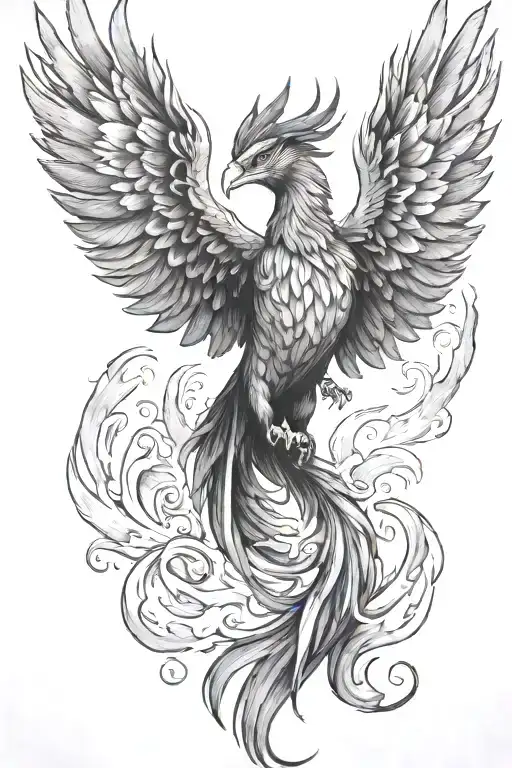 Phoenix Rising From The Ashes