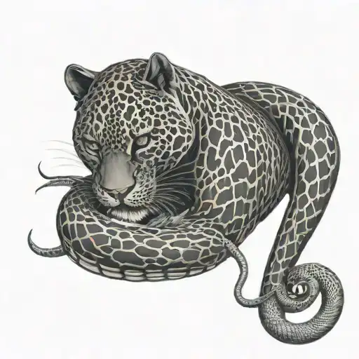 Panther And Snake Wrapped