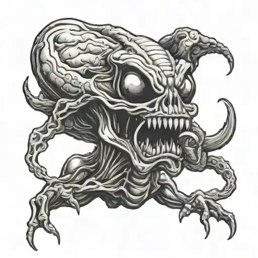 Alien Eating A Bell Pepper